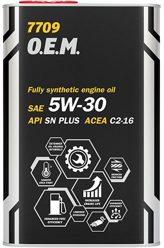Mühərrik yağı Mannol 7709 O.E.M. For Toyota-Lexus SAE 5W-30 1L Metal — Bakı