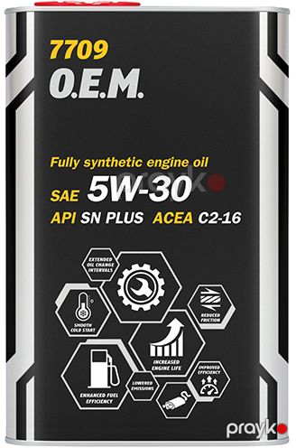 Mühərrik yağı Mannol 7709 O.E.M. For Toyota-Lexus SAE 5W-30 1L Metal — Bakı