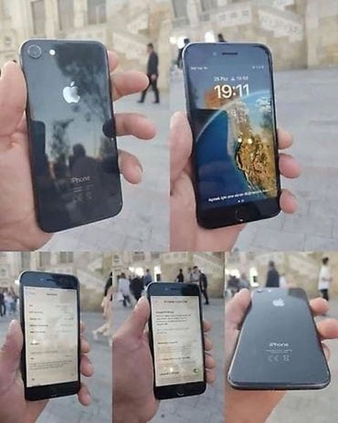 IPhone 8, 64 GB, Black Titanium, Barmaq izi — Bakı