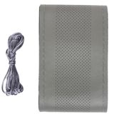 Sükan üçün örtük Nurmani 38 sm Half Hole Style Grey — Оплетки и чехлы на руль