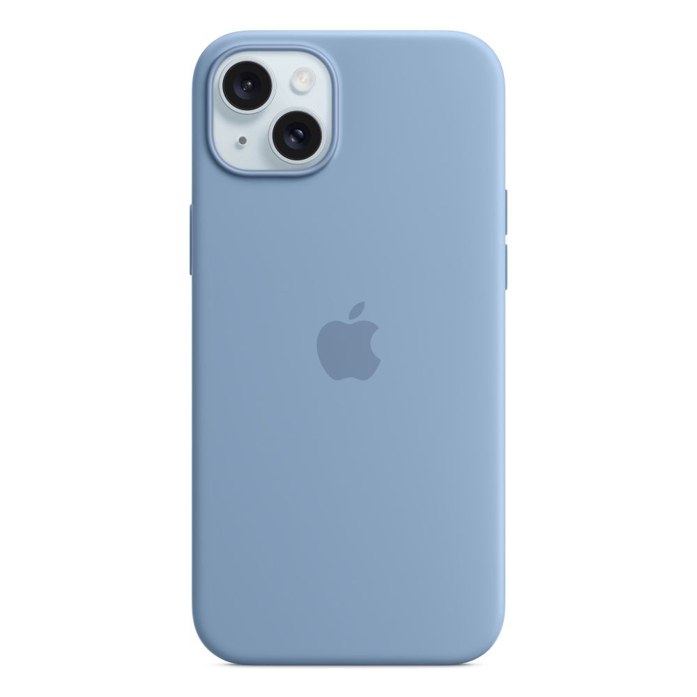 Qoruyucu örtük Apple iPhone 15 Plus Silicone Case W/MagSafe Winter Blue MT193ZM/A — Çexollər, Bakı (2)