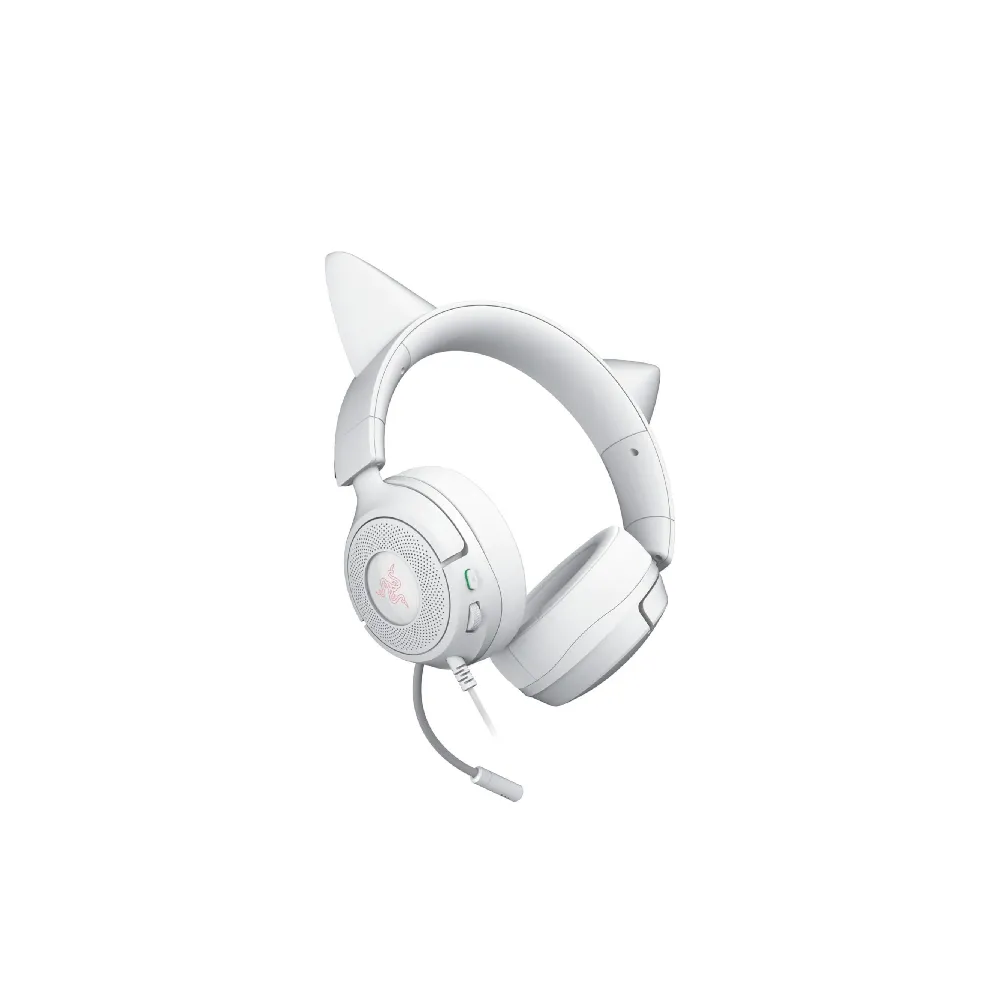 Uşaqlar üçün simli oyun qulaqlığı Razer Kraken Kitty V3 X, White (RZ04-05350300-R3M1) — Bakı