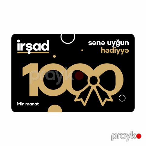 ŞadKart 1000 AZN hədiyyə kartı