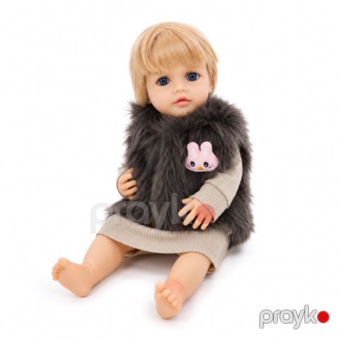 Toys Doll For Love JX300 Сlothes Wool Jacket Fur and Shorts Brown — Bakı