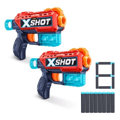 Zuru 2022-S001-X Shot Excel Double Kickback (8DART,6CANS) 193052040329 — Bakı