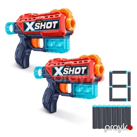 Zuru 2022-S001-X Shot Excel Double Kickback (8DART,6CANS) 193052040329 — Bakı