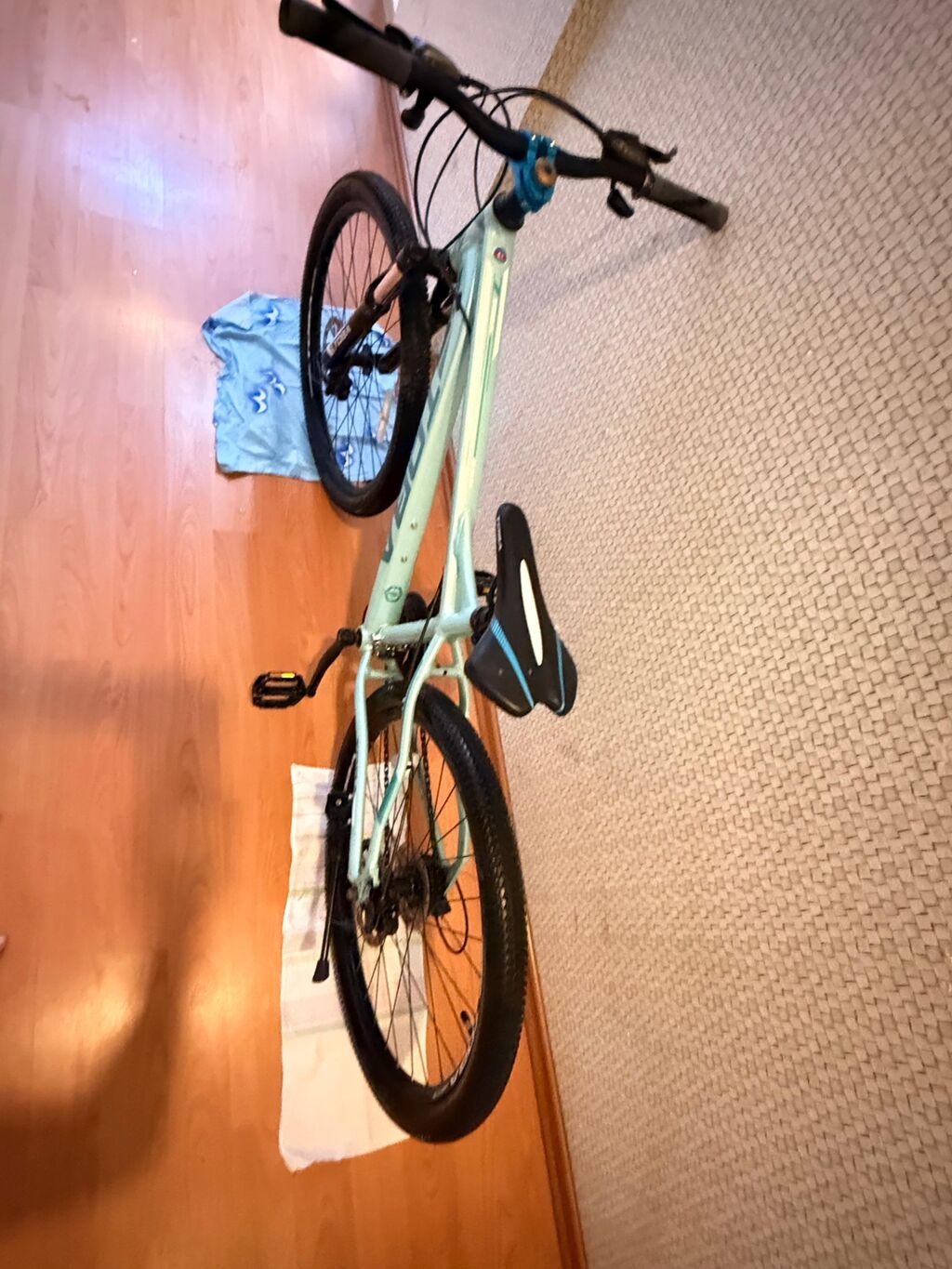 MTB velosiped – Topaz markalı, açıq mavi rəng - Yüngül alüminium — Dağ velosipedləri, Xaçmaz (3)