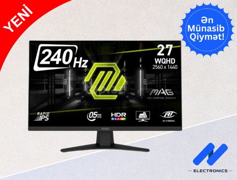 Monitor "msı mag 240Hz 274QF X24 2K wqhd, ıps" — Bakı