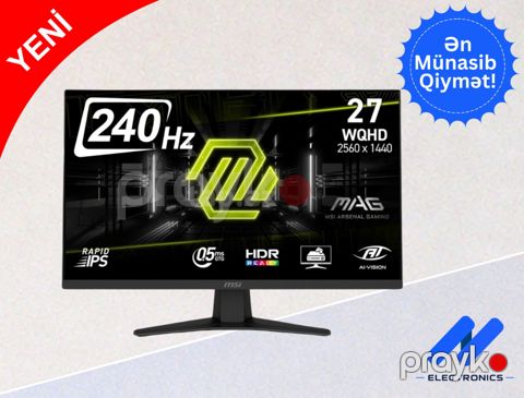 Monitor "msı mag 240Hz 274QF X24 2K wqhd, ıps" — Bakı