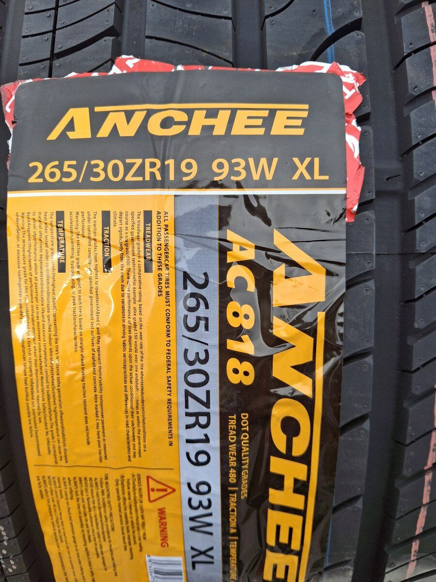 Anchee şinləri 265/30 R19, 235/35 R19 — Ehtiyat hissələri və aksesuarlar, Bakı (2)