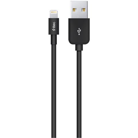 Naqil Ttec USB Type-A to Lightning 1.2 m 2DKM01S Black — Bakı