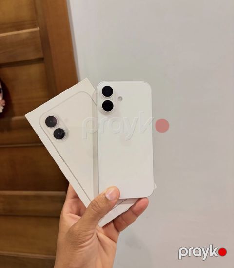 IPhone 16, 128 GB, Ağ, Zəmanət, Simsiz şarj, Face ID