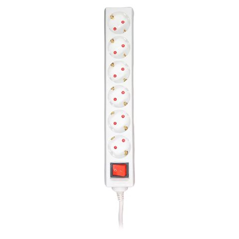 Uzadıcı Voltam 1.5 m VP-10 6 Way Germany Type Power Strip — Bakı