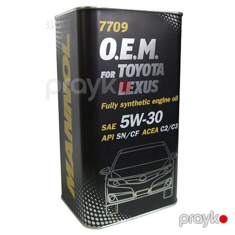 Mühərrik yağı Mannol 7709 O.E.M. For Toyota-Lexus SAE 5W-30 4L Metal — Bakı