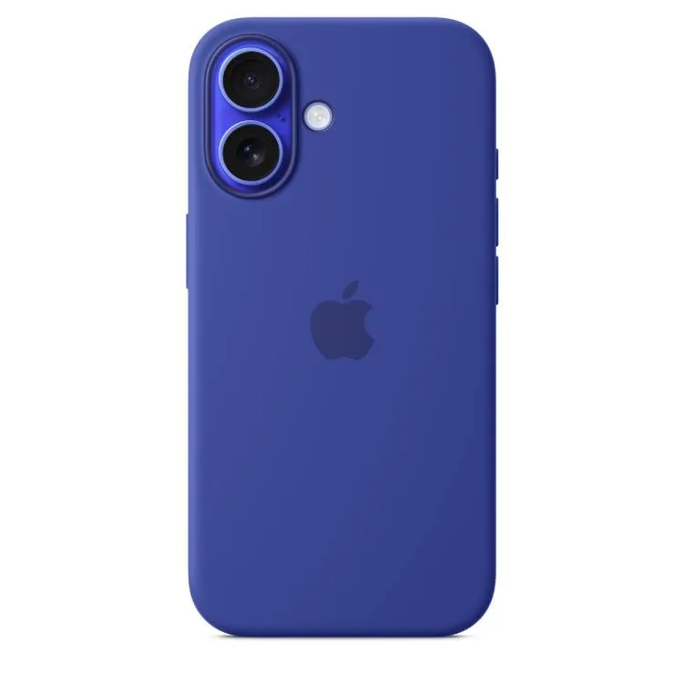 Çexol Apple iPhone 16 Silicone Case with MagSafe - Ultramarine (MYY63ZM/A) — Bakı