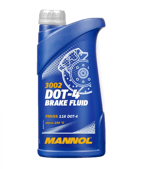 Əyləc mayesi Mannol 3002 DOT 4 0.5lt Plastic — Bakı