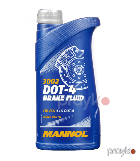 Əyləc mayesi Mannol 3002 DOT 4 0.5lt Plastic — Bakı