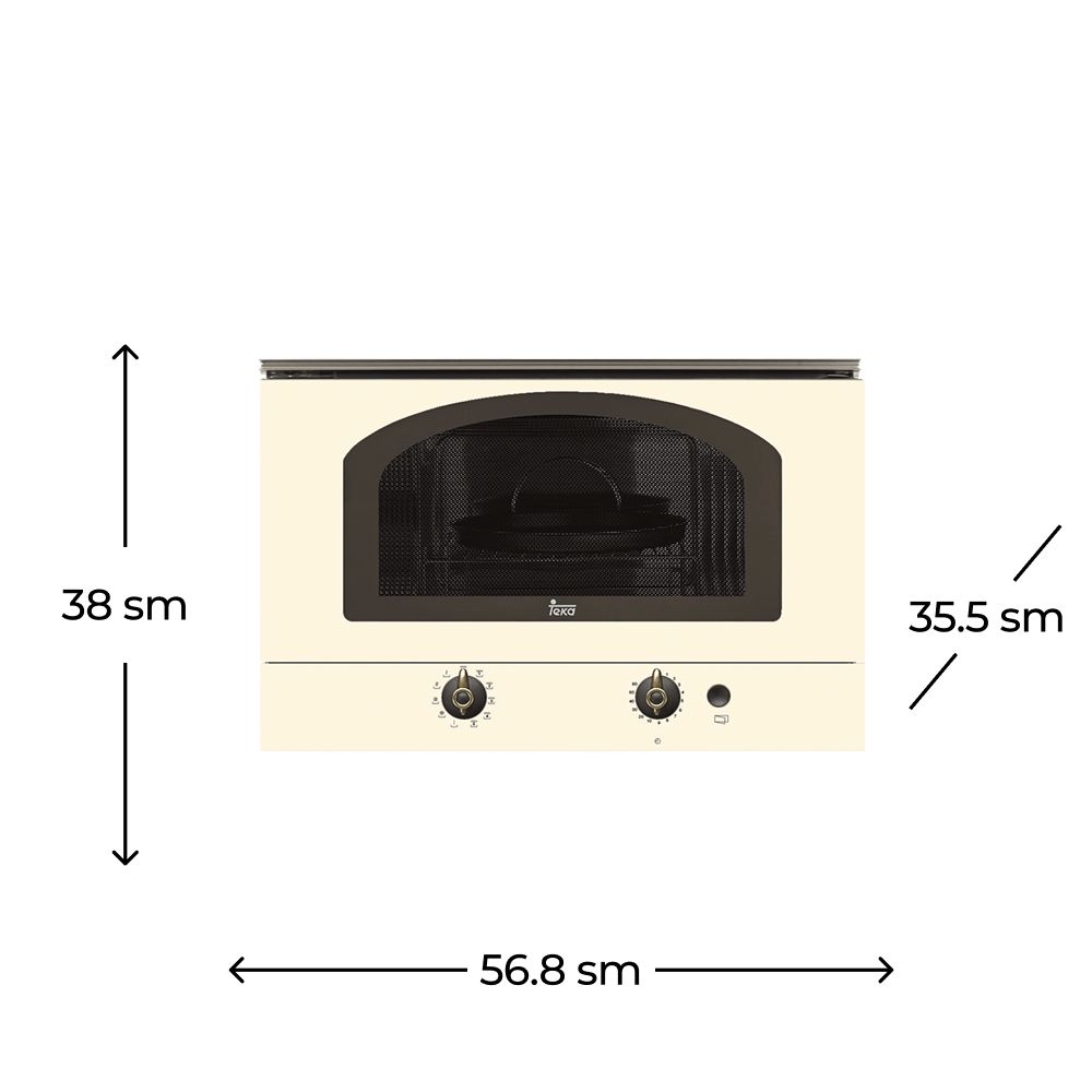 Mikrodalğalı soba Teka MWR 22 BI Beige — Mətbəx texnikası, Bakı (2)
