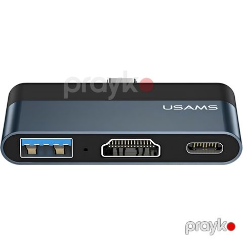 Hub Usams US-SJ492 / SJ492HUB01 Dark Grey — Bakı