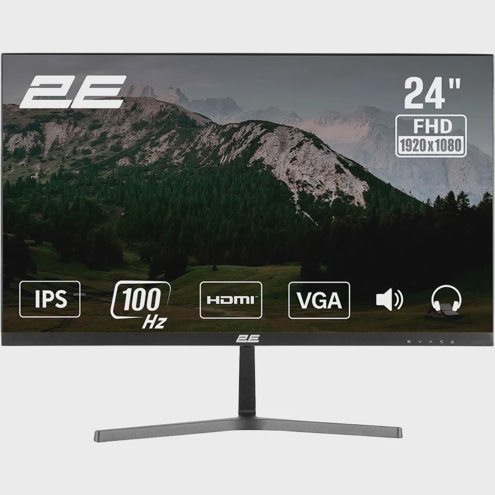 Monitor 2E 23.8" D2425B D-SUB/HDMI/MM/IPS/100HZ/FREESYNC (2E-D2425B-01.EU) — Monitorlər, Bakı