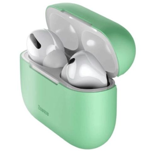 Baseus Silica Case For Airpods Pro Green WIAPPOD-ABZ06 — Bakı