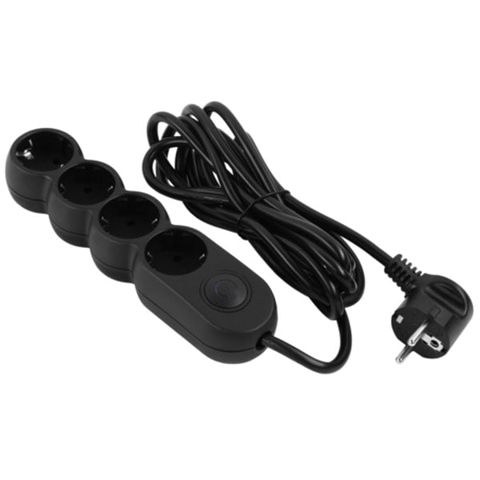 2E Power Socket 2E-U04VESM3BK Black — Bakı