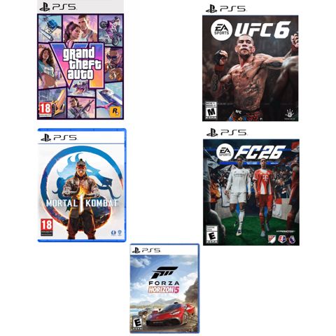 PlayStation FC 26, GTA 6, Mortal Kombat 1, Forza Horizon 5, UFC 6 (Digital Version) — Bakı
