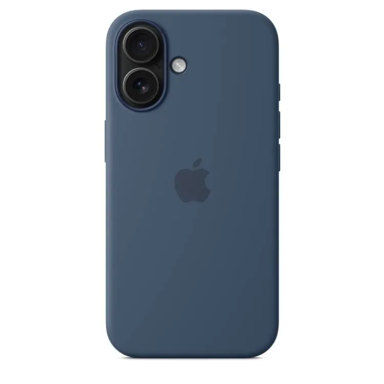 Çexol Apple iPhone 16 Silicone Case with MagSafe - Denim (MYY23ZM/A) — Smart home