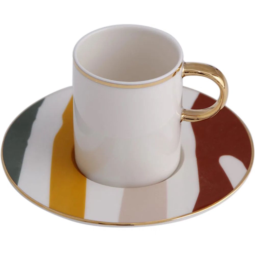 Qəhvə üçün fincan dəsti Porland Abstract 4 parça 04ALM005860 — Ev texnikası, Bakı (2)