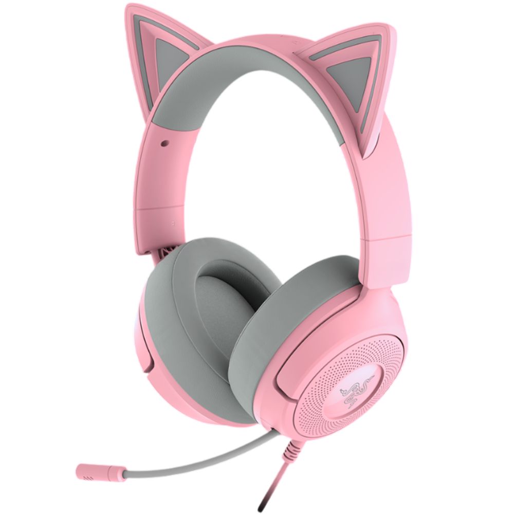 Qulaqlıq Razer Kraken Kitty V3 X RZ04-05350100-R3M1 Quartz — Simli qulaqlıqlar, Bakı (3)