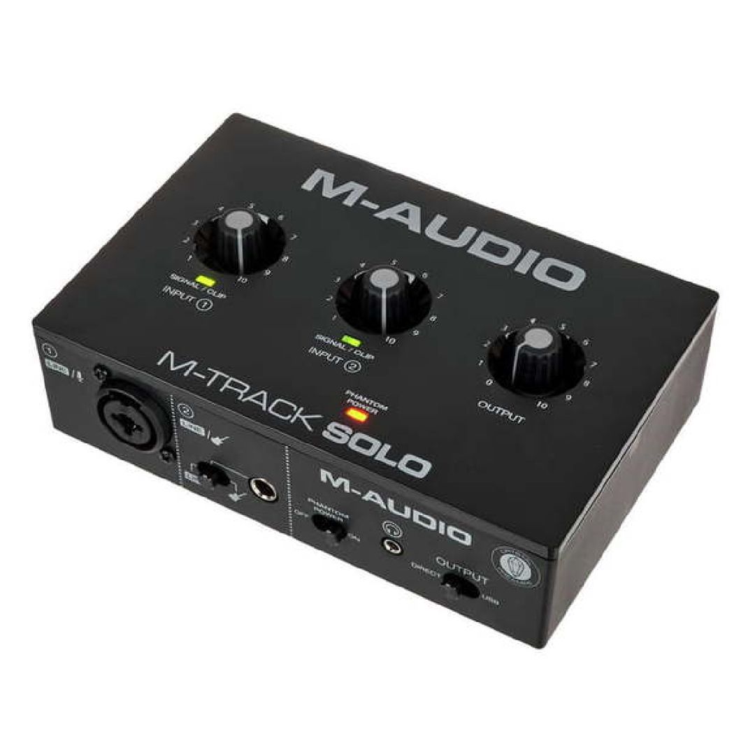 Səs kartı M-Audio M-Track Solo — Musiqiə alətləri, Bakı (3)