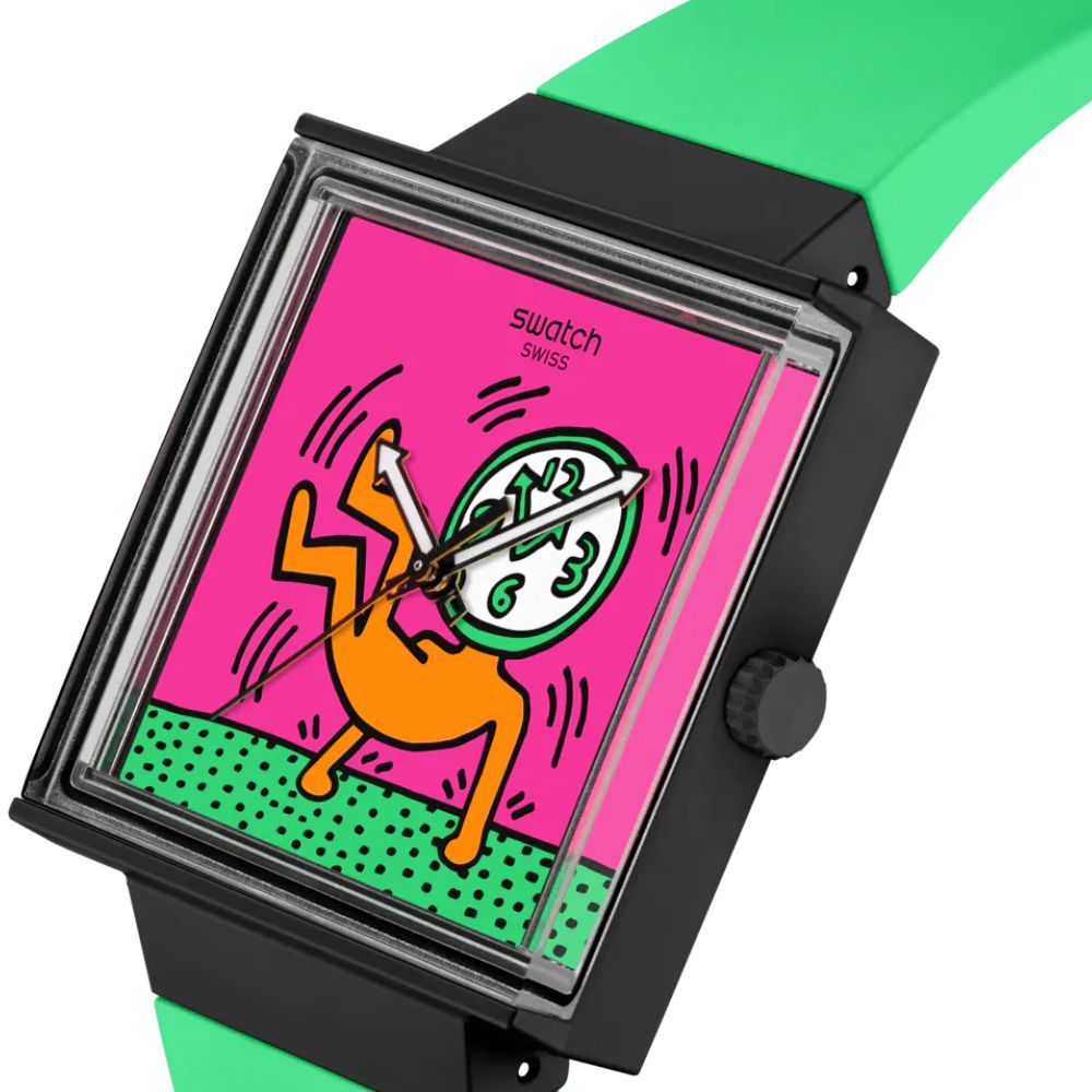 Saat Swatch Originals Square Standart SO34Z102 — Saatlar, Bakı (3)