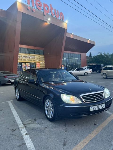 Mercedes S 350, 3.7 L, 2003 il, 250 000 km — Bakı