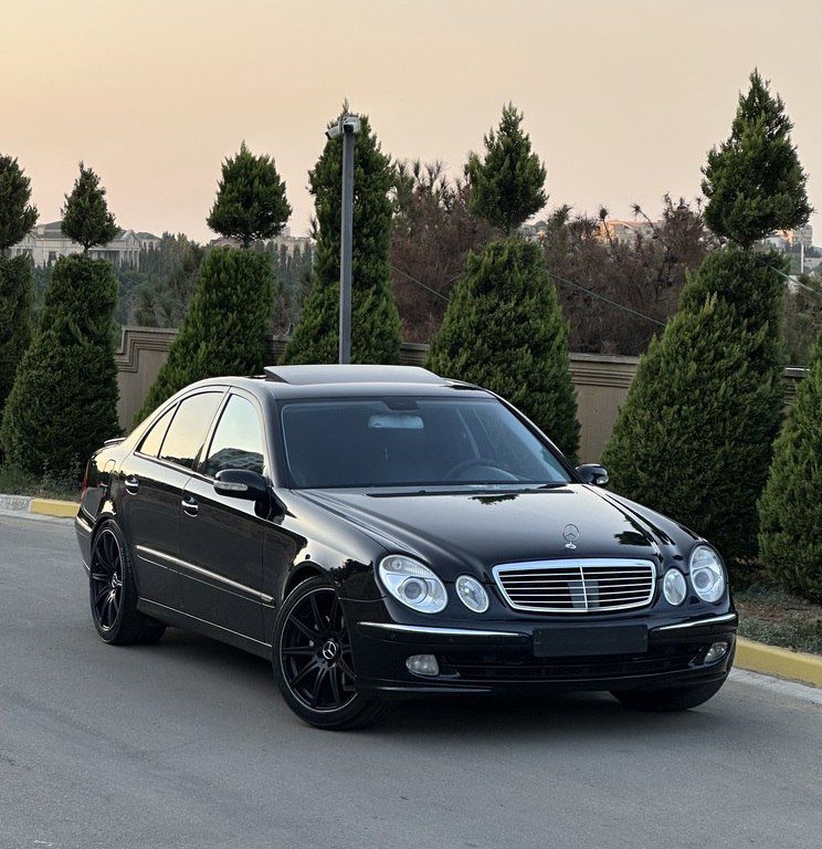 Mercedes E 320, 3.2 L, 2004 il, 281 500 km — Avtomobillər, Bakı (2)