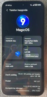 Honor X6c, 128 GB, rəng - Qara, İki sim kartlı — Смартфоны