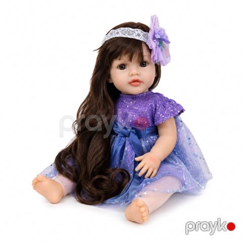 Toys Doll For Love JX300 Сlothes Dresses with Beads Violet — Bakı