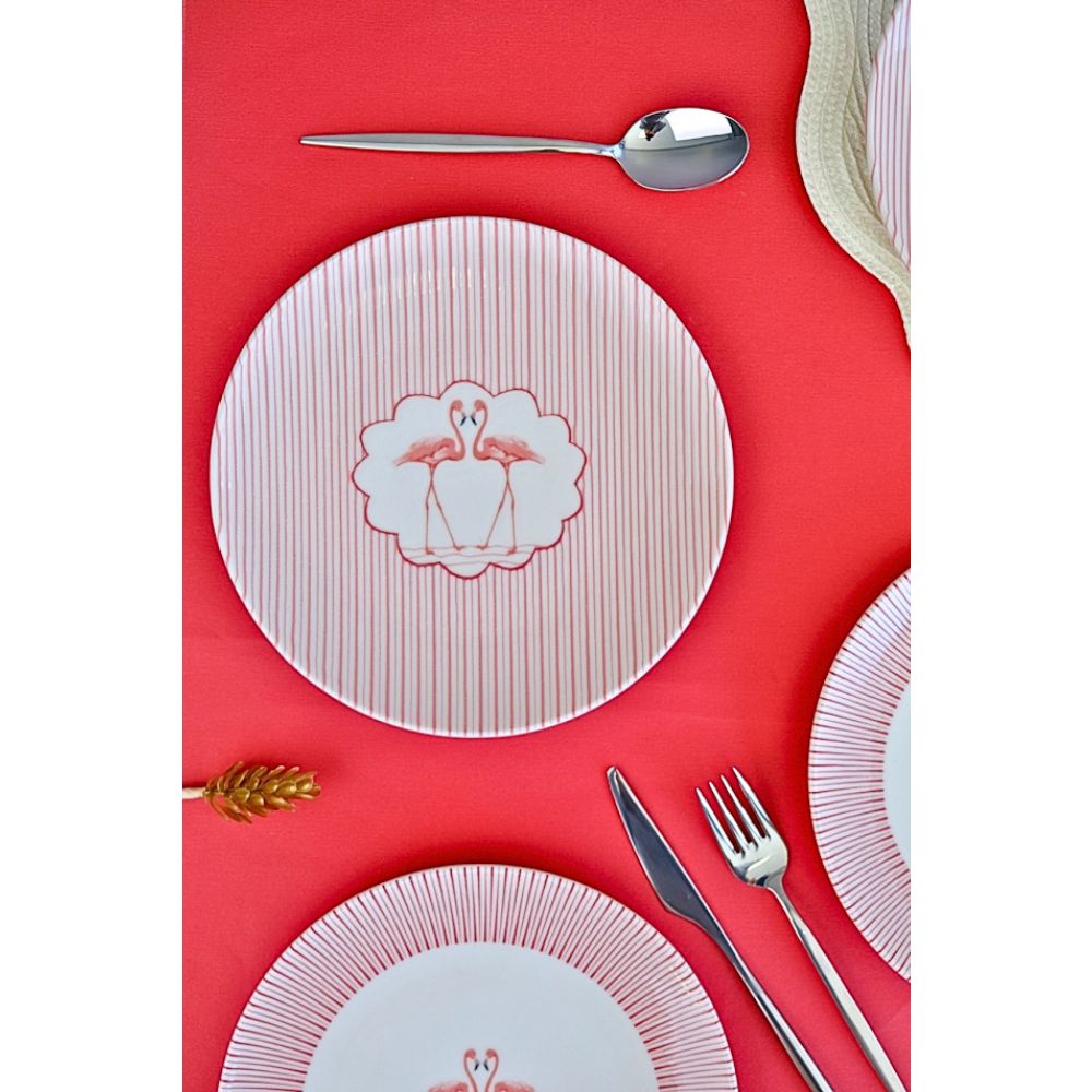 Tort üçün dəst Tabak Evi Flamingo Tuval 4 parça TVL4PTPRS1158 8684531607444 — Ev texnikası, Bakı (3)