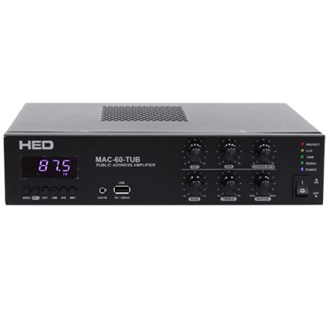 Dinamik üçün gücləndiricilər HED MAC-60W/100V-TUB (LT) — Bakı