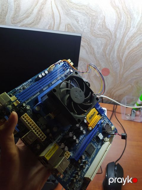 ASRock ana plata + CPU soyuducu Xüsusiyyətlər: - Model: ASRock (şin — Mehdiabad