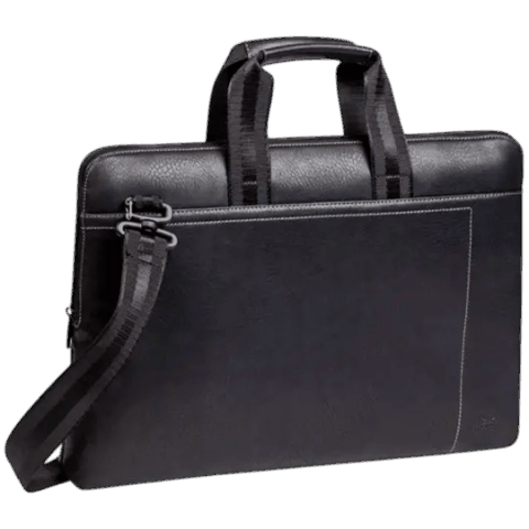 Riva Case 8930 Bag 15,6 Leather Black — Bakı