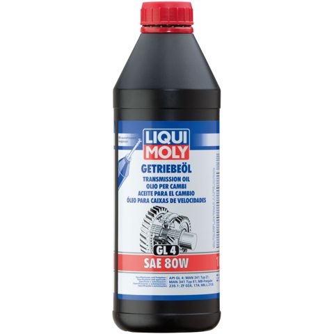 Sürətlər qutusu üçün yağ Liqui Moly Getriebeöl GL4 SAE 80W (1020/1952) 1 lt — Bakı