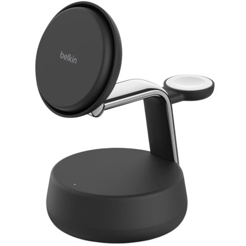 Simsiz enerji toplama cihazı Belkin 25W 3in1 WIZ040KQCH Black — Bakı