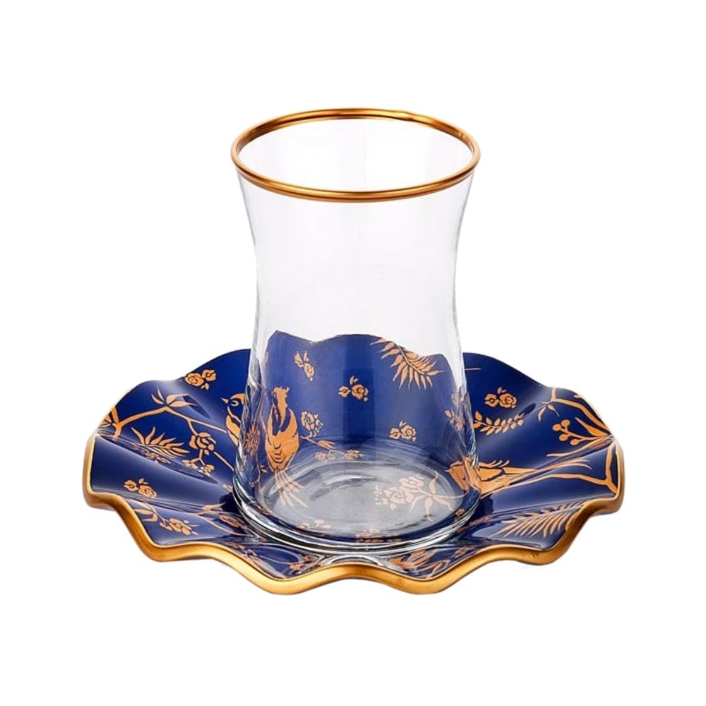 Çay dəsti Schafer Golden Bird 12 parça 8699131917466 Bənövşəyi — Ev texnikası, Bakı (2)