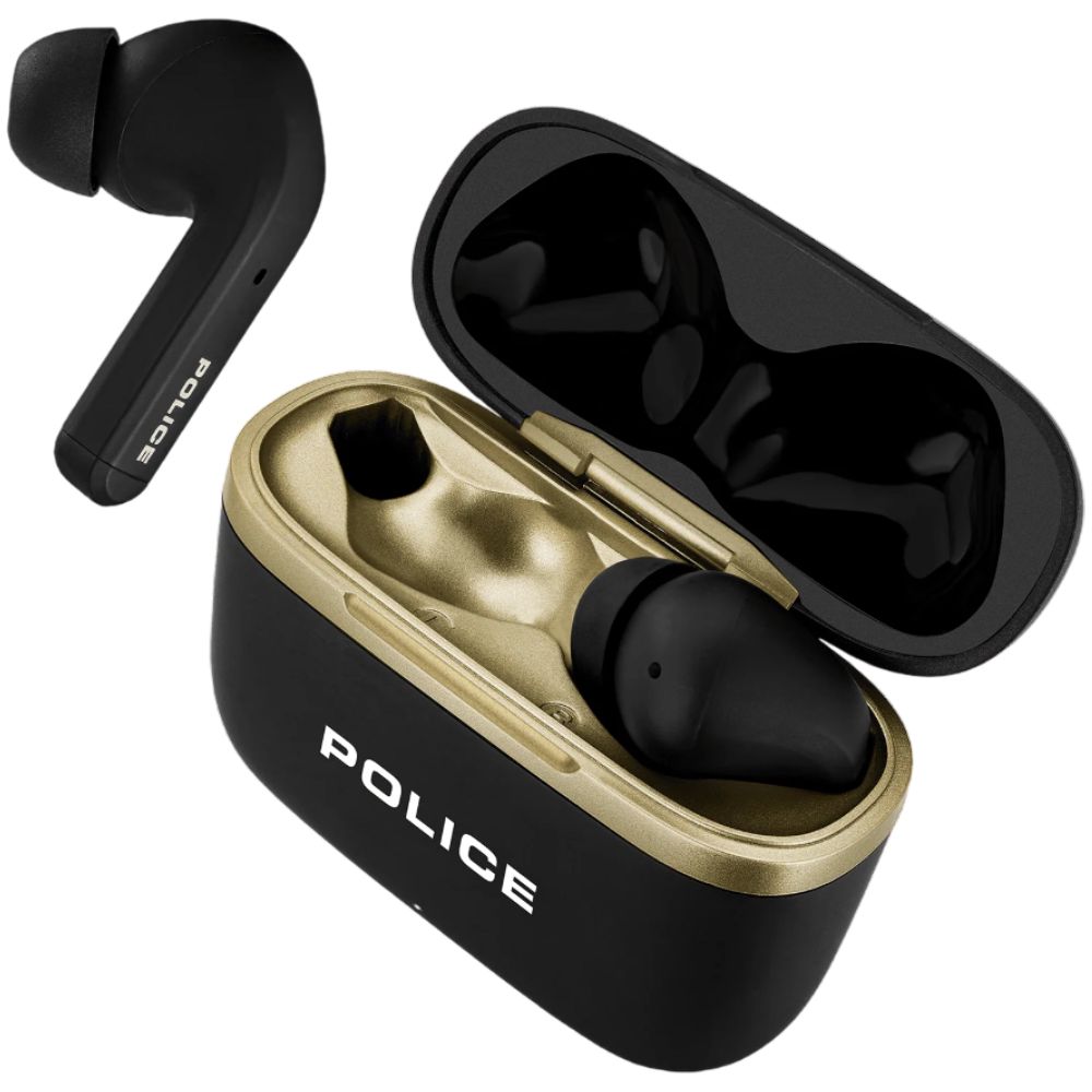 Qulaqlıq Police Freedom Of Sound III ANC ENC PEVCA0000301 Black, Gold — Simsiz qulaqlıqlar, Bakı (2)