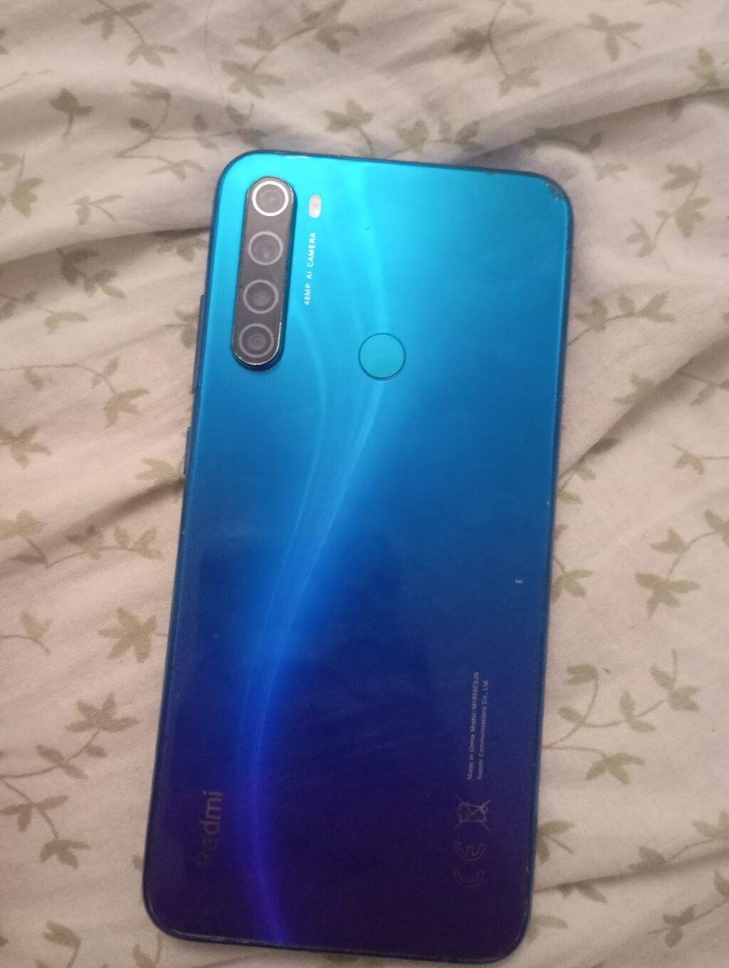 Redmi Note 8, 64 GB, rəng - Mavi, Barmaq izi — Elektronika, Masazır (2)
