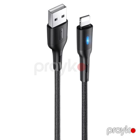 Naqil Usams US-SJ425 USB Type-A to Lightning 1.2 m SJ425USB01 Black — Bakı