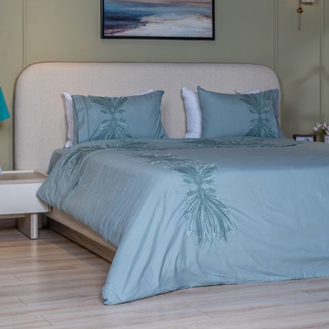 Tekstil yataq dəsti Cehizçi Laura Grand (WH-31) Green — Bakı