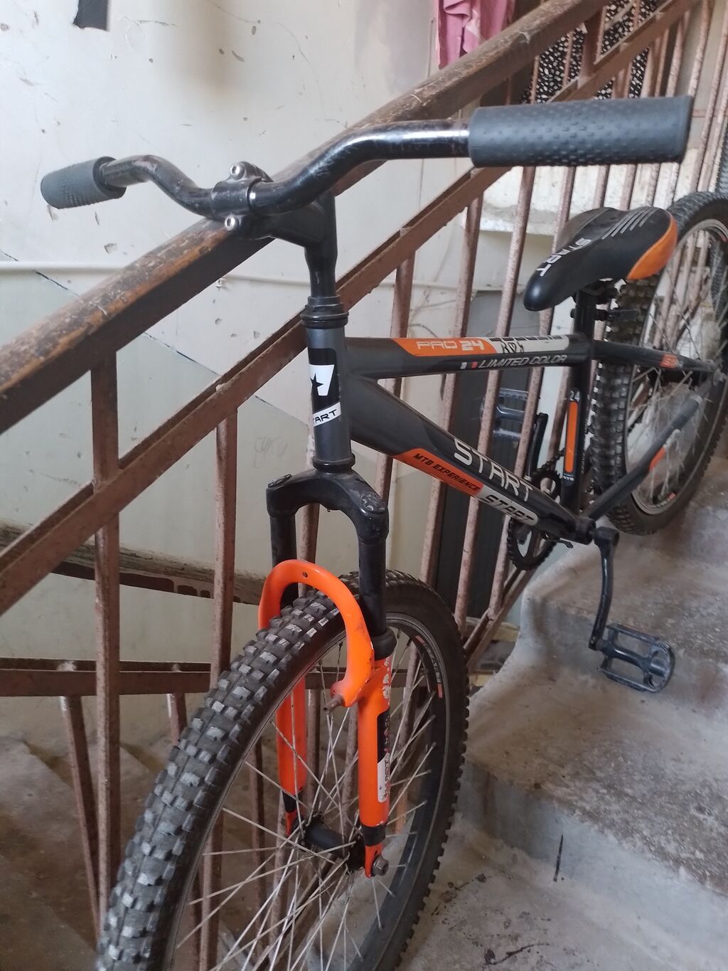 Start PRO 24 dağ velosipedi. 24 ölçülü təkərlərə malik modeldir — Dağ velosipedləri, Digah