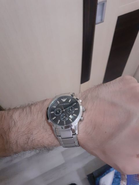 Emporio Armani kişi qol saatı Xaricdən 290 dollara alınıb. - Klassik — Bakı