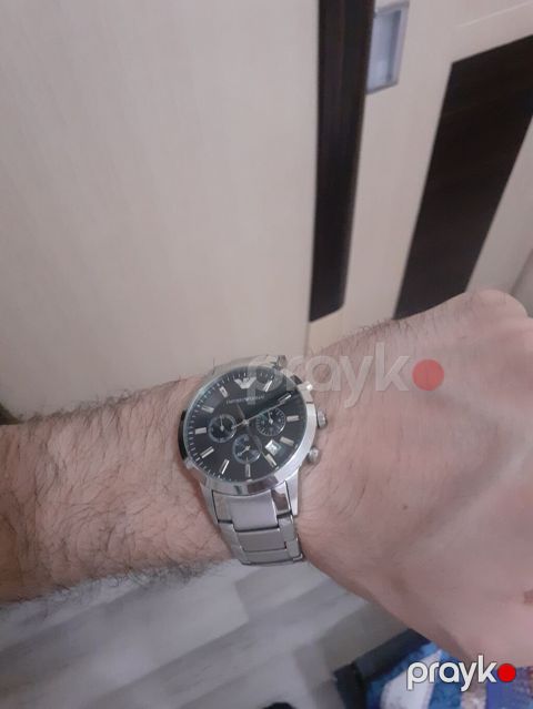 Emporio Armani kişi qol saatı Xaricdən 290 dollara alınıb. - Klassik